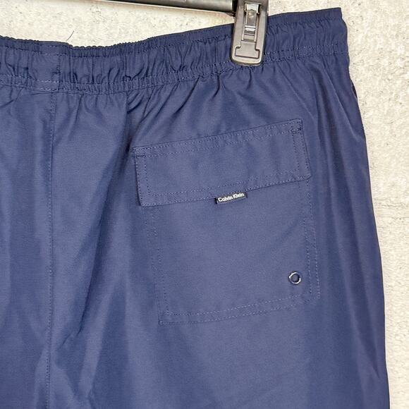 Calvin Klein Men's Modern Euro 5" Volley Swim Trunks navy XXL - Picture 3 of 5